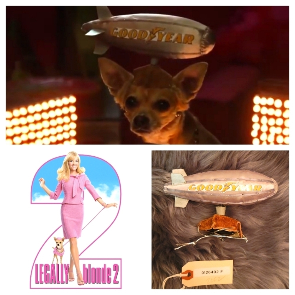 Official Movie Prop! ♥️ LEGALLY BLONDE 2, Bruiser Woods' Goodyear Blimp Hat